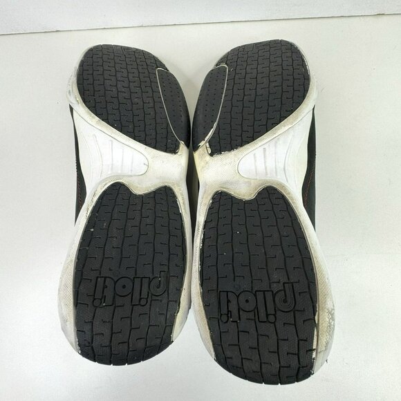 Piloti Prototipo GT Driving Shoes Mens US Size 9.5 Black Red Lace-Up Sneakers - Picture 8 of 9